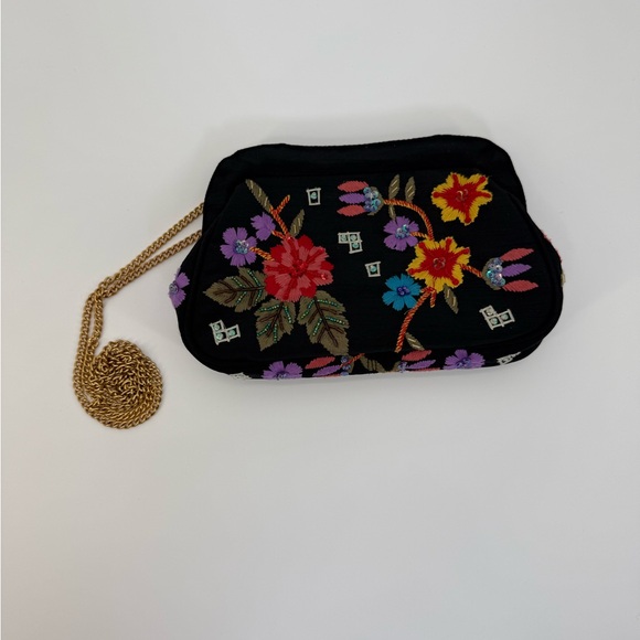 Vintage Marco Avane Handmade Floral Beaded Evening Shoulder/Clutch Bag - Picture 16 of 16